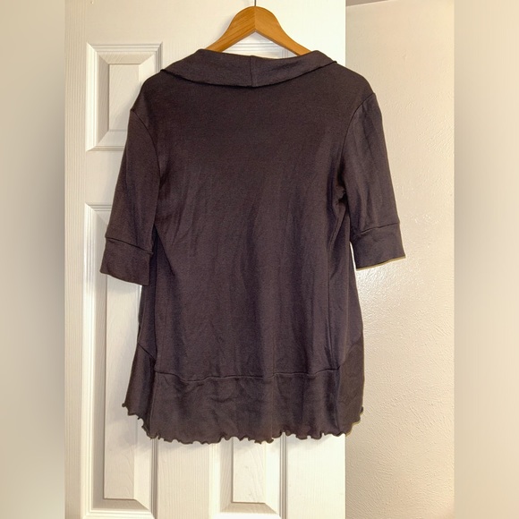 Express Ruffle Shrug Sweater - Picture 3 of 6